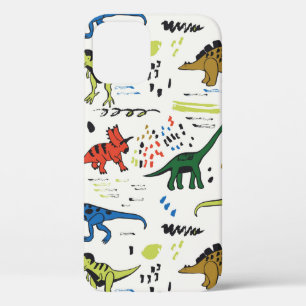 grafisch patroon van vreemde dinosaurussen Case-Mate iPhone case