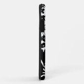 Grafisch patroon zwart-wit van Floral Garden Case-Mate iPhone Case (Achterkant/rechts)