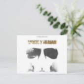 Grafisch potlood: Meestal menselijk Briefkaart (Staand voorkant)