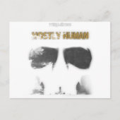 Grafisch potlood: Meestal menselijk Briefkaart (Voorkant)