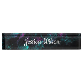 Grafisch professionele zwarte artiest naambordje