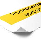 Grafisch Registreren van het Diagram van de Geluid Poster (Hoek)