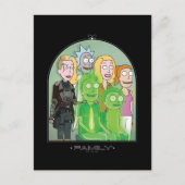 Grafisch Rick en Morty Family Briefkaart (Voorkant)