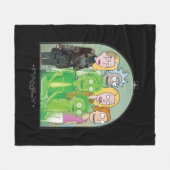 Grafisch Rick en Morty Family Fleece Deken (Voorkant (Horizontaal))