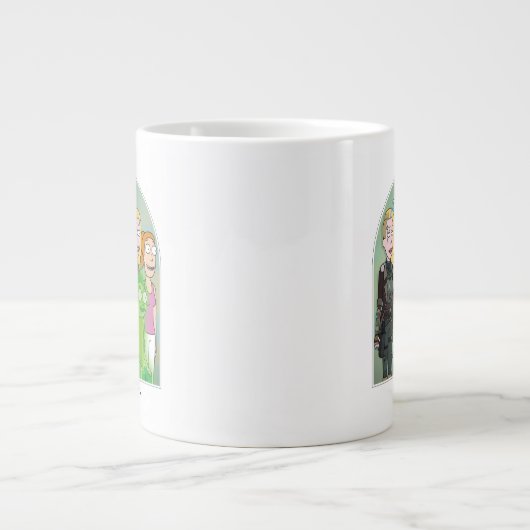 Grafisch Rick en Morty Family Grote Koffiekop (Voorkant)