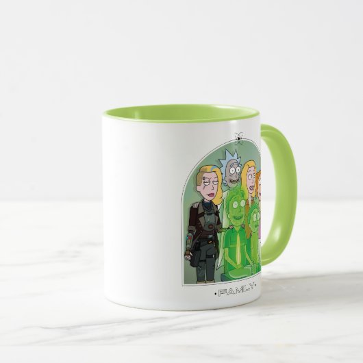 Grafisch Rick en Morty Family Mok (Voorkant rechts)