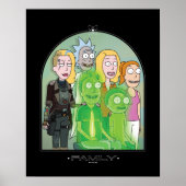 Grafisch Rick en Morty Family Poster (Voorkant)