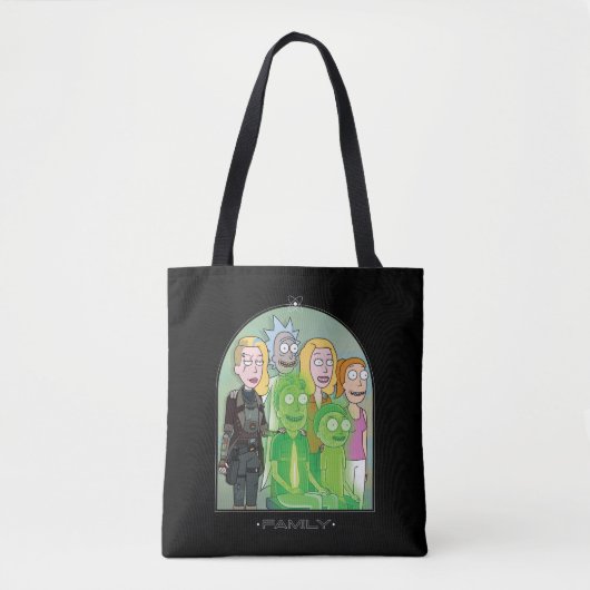 Grafisch Rick en Morty Family Tote Bag (Voorkant)