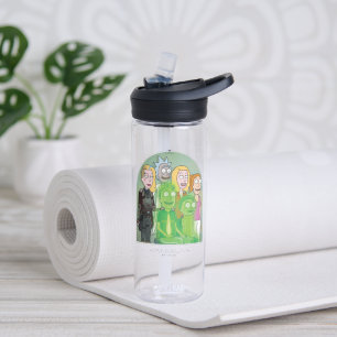 Grafisch Rick en Morty Family Waterfles