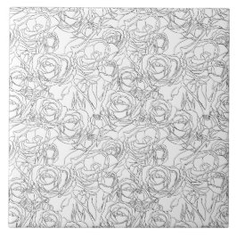 grafisch Roos Tegeltje