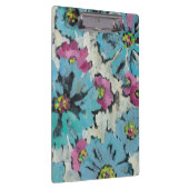 Grafisch roze en Blauwe Floral Klembord (Rechts)