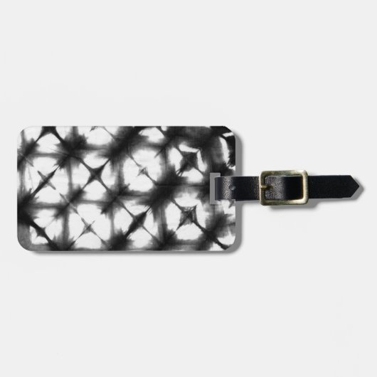 Grafisch Shibori I Bagagelabel (Voorkant horizontaal)