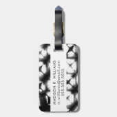 Grafisch Shibori I Bagagelabel (Achterkant verticaal)