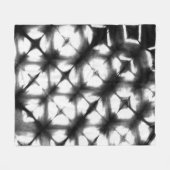 Grafisch Shibori I Fleece Deken (Voorkant (Horizontaal))