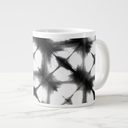 Grafisch Shibori I Grote Koffiekop (Voorkant rechts)