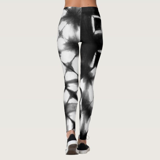 Grafisch Shibori I Leggings (Achterkant)