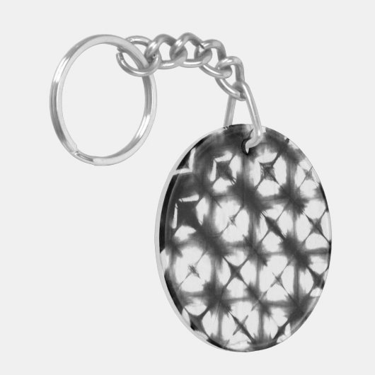 Grafisch Shibori I Sleutelhanger (Voorkant Links)