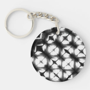 Grafisch Shibori I Sleutelhanger