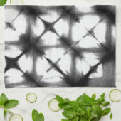 Grafisch Shibori I Theedoek (Gevouwen)