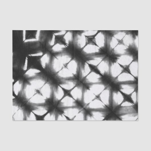 Grafisch Shibori I Tissuepapier (Voorkant)