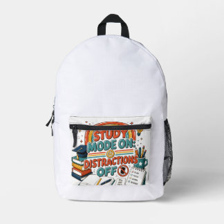 Grafisch shirt terug naar school, cadeau voor univ bedrukte rugzak