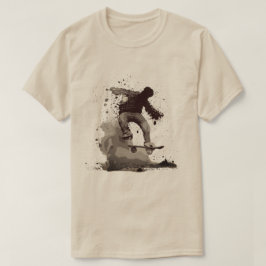 Grafisch skateboard van het platform t-shirt