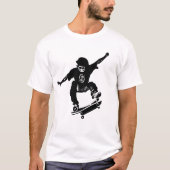 Grafisch skateboard van het platform t-shirt (Voorkant)