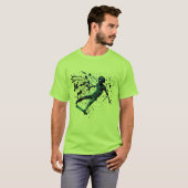 Grafisch skateboard van het platform t-shirt (Voorkant volledig)