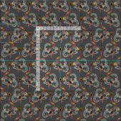 grafisch slangengrijs stof (Delen)