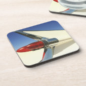 Grafisch: Sluiting van vinnen en achterlicht Bier Onderzetter (Linkerzijde)