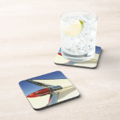 Grafisch: Sluiting van vinnen en achterlicht Bier Onderzetter (Rechterzijde)