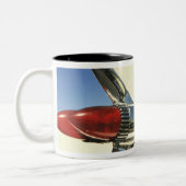 Grafisch: Sluiting van vinnen en achterlicht Tweekleurige Koffiemok (Links)