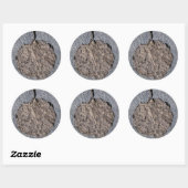 Grafisch/Struktuur Ronde Sticker (Vel)