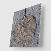 Grafisch/Struktuur Vierkante Klok (Hoek)