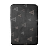 Grafisch Symbool Uw Initiaal Patroon op om het eve Badmat (Voorkant Verticaal)