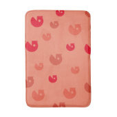 Grafisch Symbool Uw Initiaal Patroon op om het eve Badmat (Voorkant Verticaal)