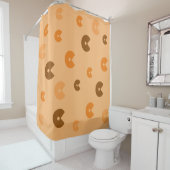 Grafisch Symbool Uw Initiaal Patroon op om het eve Douchegordijn (In situ)