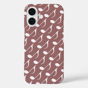 Grafisch symbool voor muzieknoot iPhone 16 hoesje