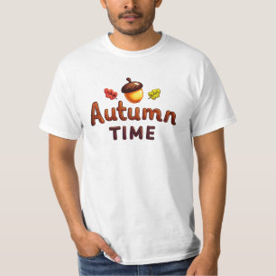 Grafisch T-shirt 'Cozy Autumn Time' – Herfstseizoe