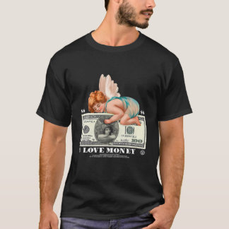 Grafisch T-shirt Love Money Retro