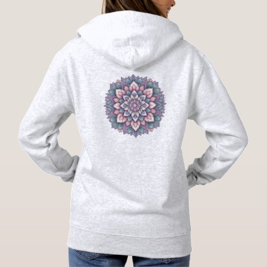 Grafisch T-shirt – Mandala Art Design (Achterkant)