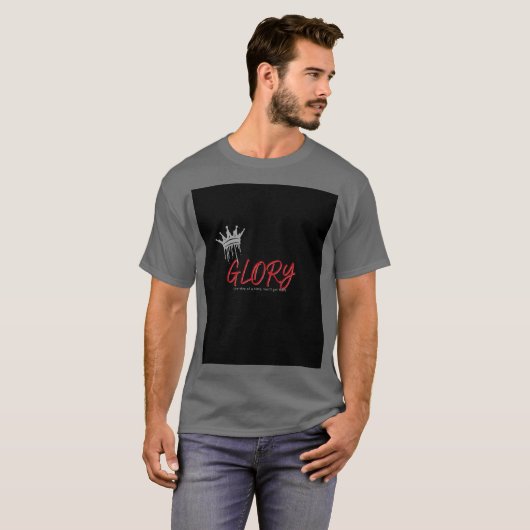 Grafisch T-shirt met Glory Vibes (Voorkant volledig)