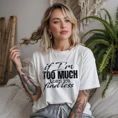 Grafisch T-shirt met grappige en felle tekst