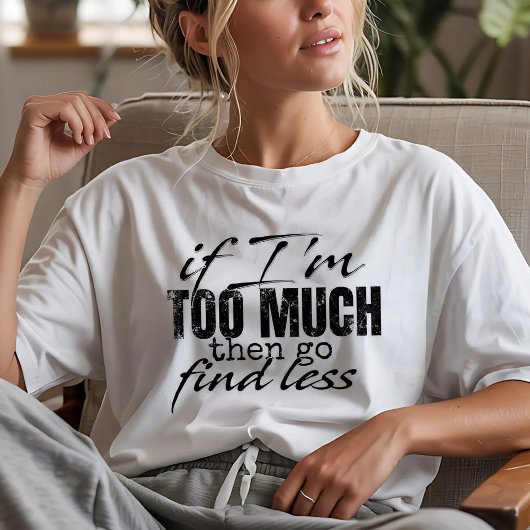 Grafisch T-shirt met grappige en felle tekst