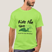 Grafisch T-shirt met oceaangolf cadeau (Voorkant)