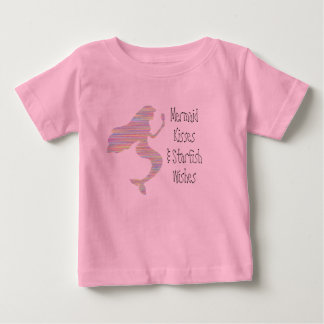 Grafisch T-shirt met zeemeerminnenkusjes voor kind
