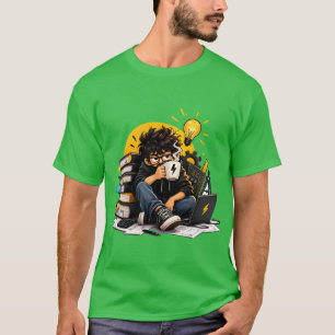Grafisch T-shirt Techniek Shirt Student Studie