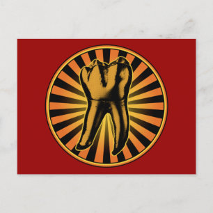 Grafisch Tand Embleem Briefkaart