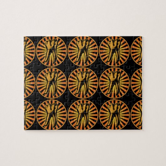 Grafisch Tandembleem Legpuzzel (Horizontaal)