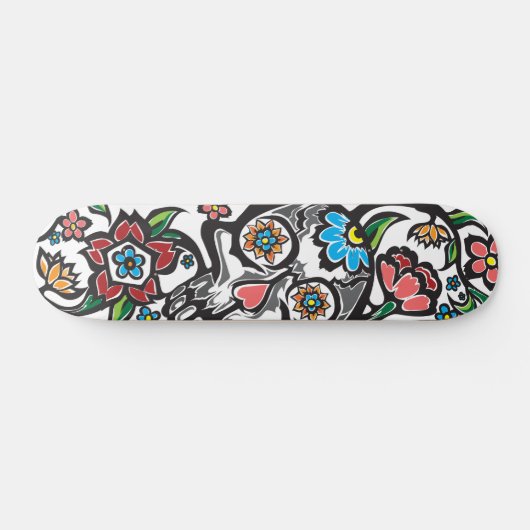 Grafisch Tattoo Skateboard (Horizontaal)